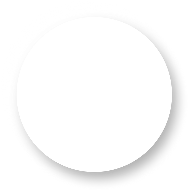 Neumorphic circle shape, rounded button, Minimal button with light and shadows.